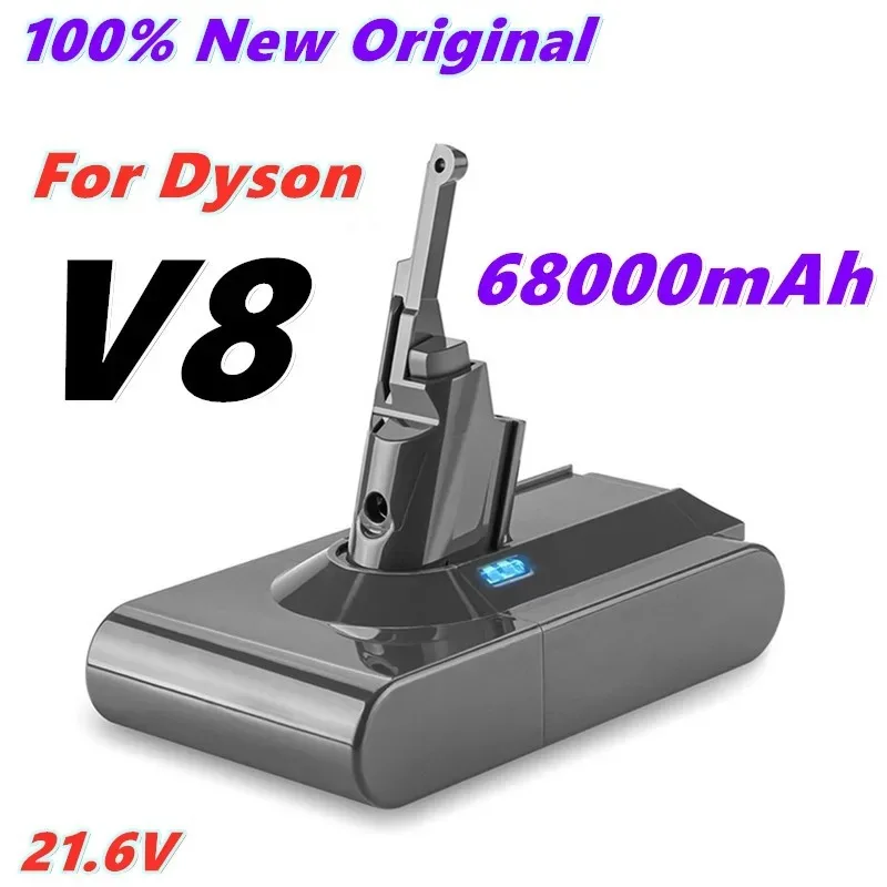 

for Dyson V8 68000mAh 21.6V Battery tool power Battery V8 series ,V8 Fluffy Li-ion SV10 Vacuum Cleaner Rechargeable BATTERY L70