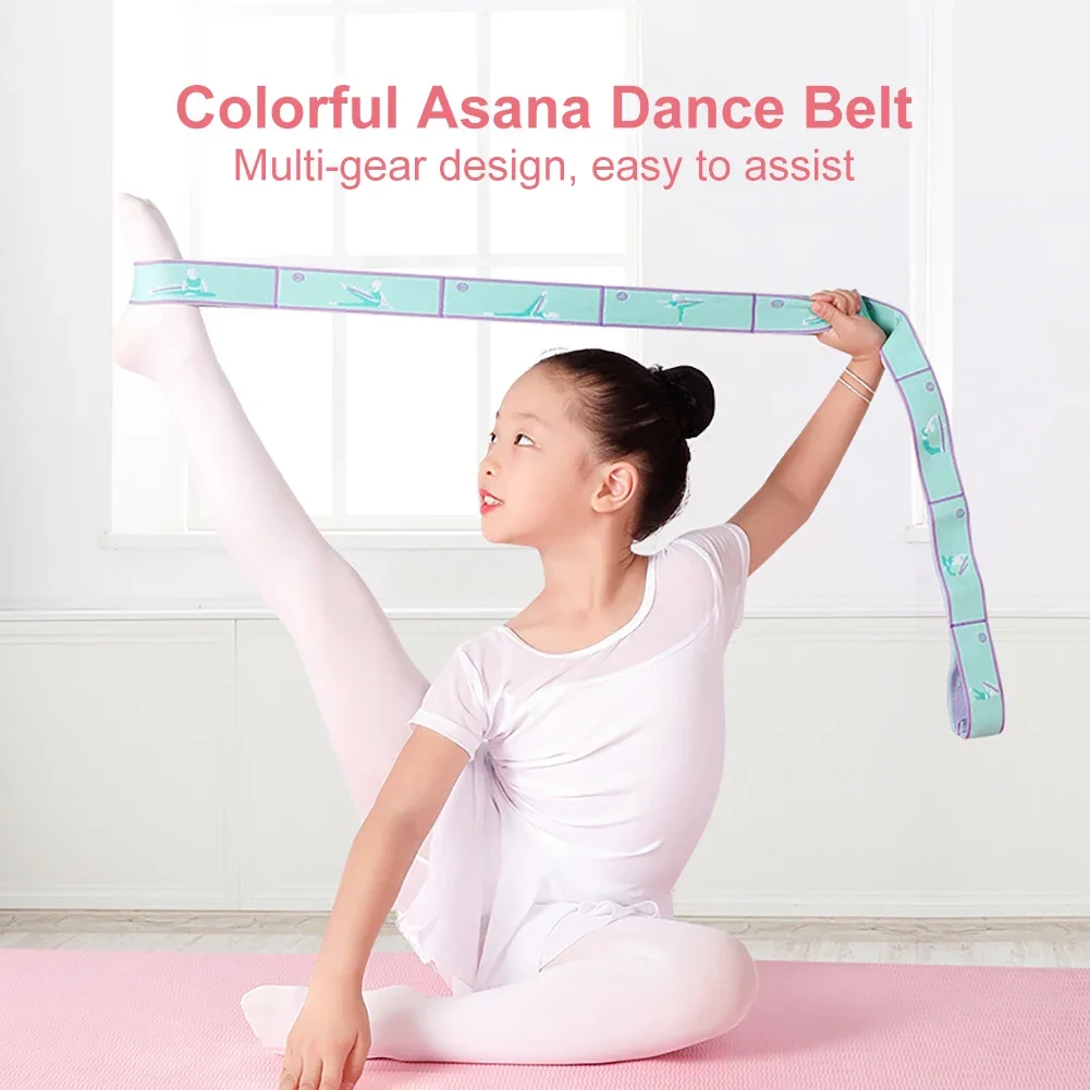 thumbnail image 2 of 8/9 Loops Children Upgrade Pattern Guide Digital Resistance Elastic Band For Dance, Gymnastics, Ballet Rubber Band For Training 2 of 14