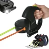 Retractable Dual Doggie Leash with LED Light 360 Swivel No Tangle for Each Dog Independent Braking with 3M Reflective Leads 3