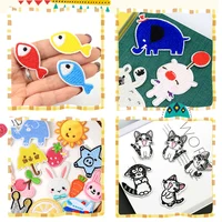 Shop Online for Cute Anime Cartoon Children Iron-On Patches: Clothing Sticker, Sew-On Embroidery Patch, Applique Stripes - Buy Now! - Image 4