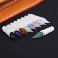 MAJOHN No.1 Glass Tip Colored Transparent Dip Pen Tip Universal Pen Tip Set (compatible with M2C3V1 Maru Color N12) 2