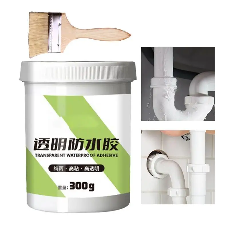 Transparent Waterproof Coating 300g Invisible Transparent Coating RV Roof Sealant Waterproofing Sealant For Brick And Stone Roof