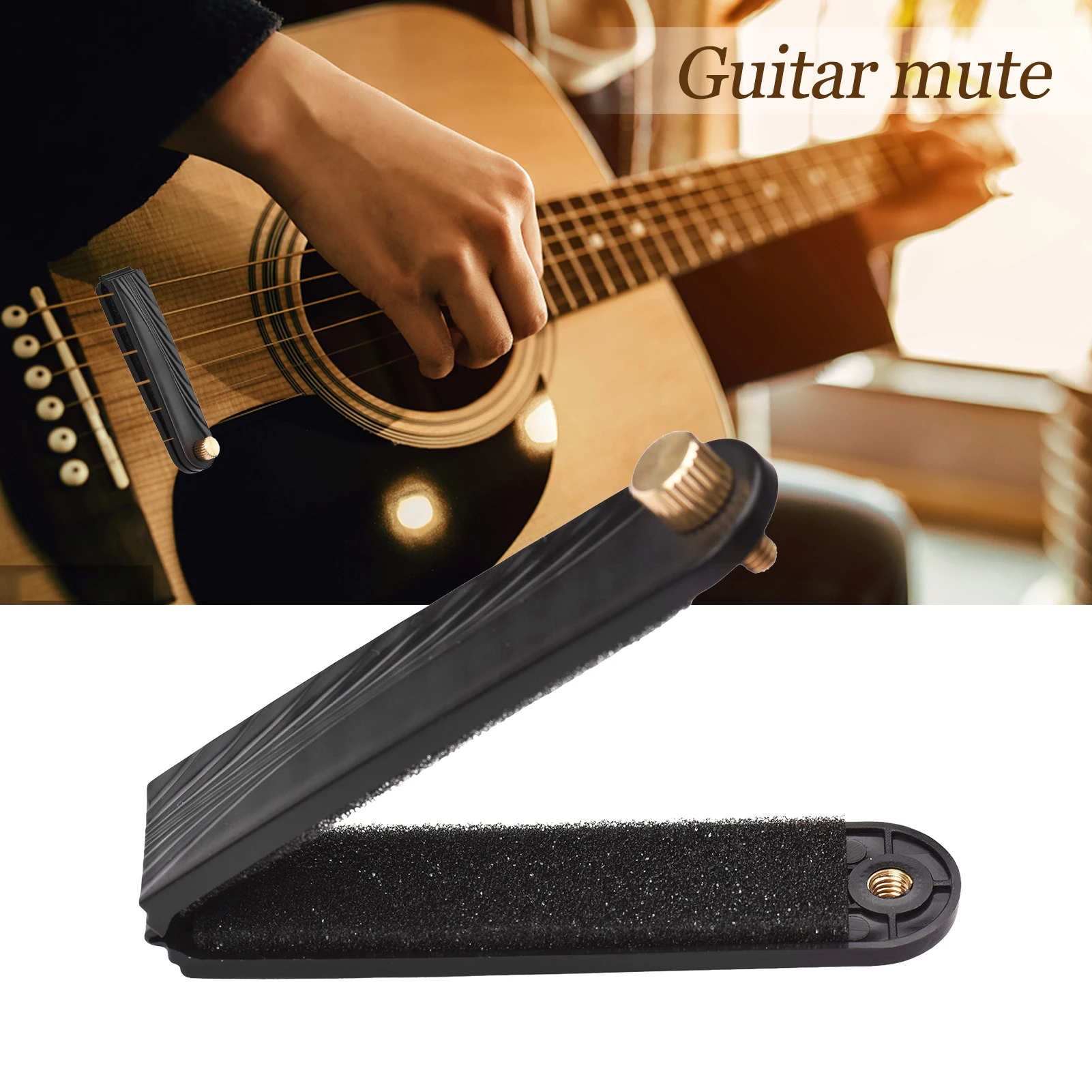 Guitar Muter String Dampener Universal Guitar Fretboard Muting Silence