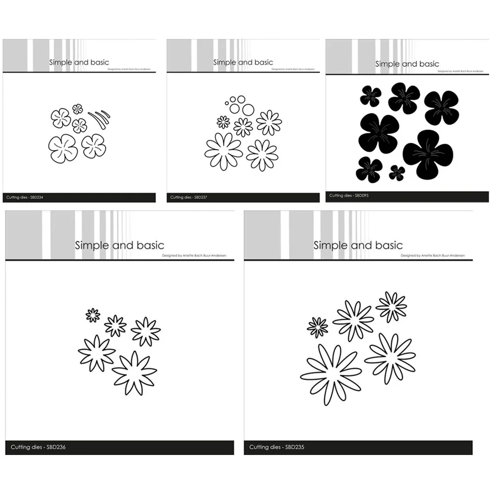 Daisy Passion Flower Metal Cutting Dies Per Fai Da Te Scrapbooking Crafts Dies Cut Stencil Maker Photo Album Template Handmade