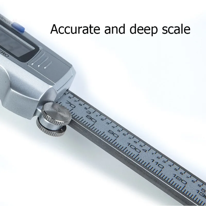 Vernier Caliper 6 Inch 150mm Digital Stainless Steel Micrometer Measuring Tool Depth Ruler Messschieber Paquimetro