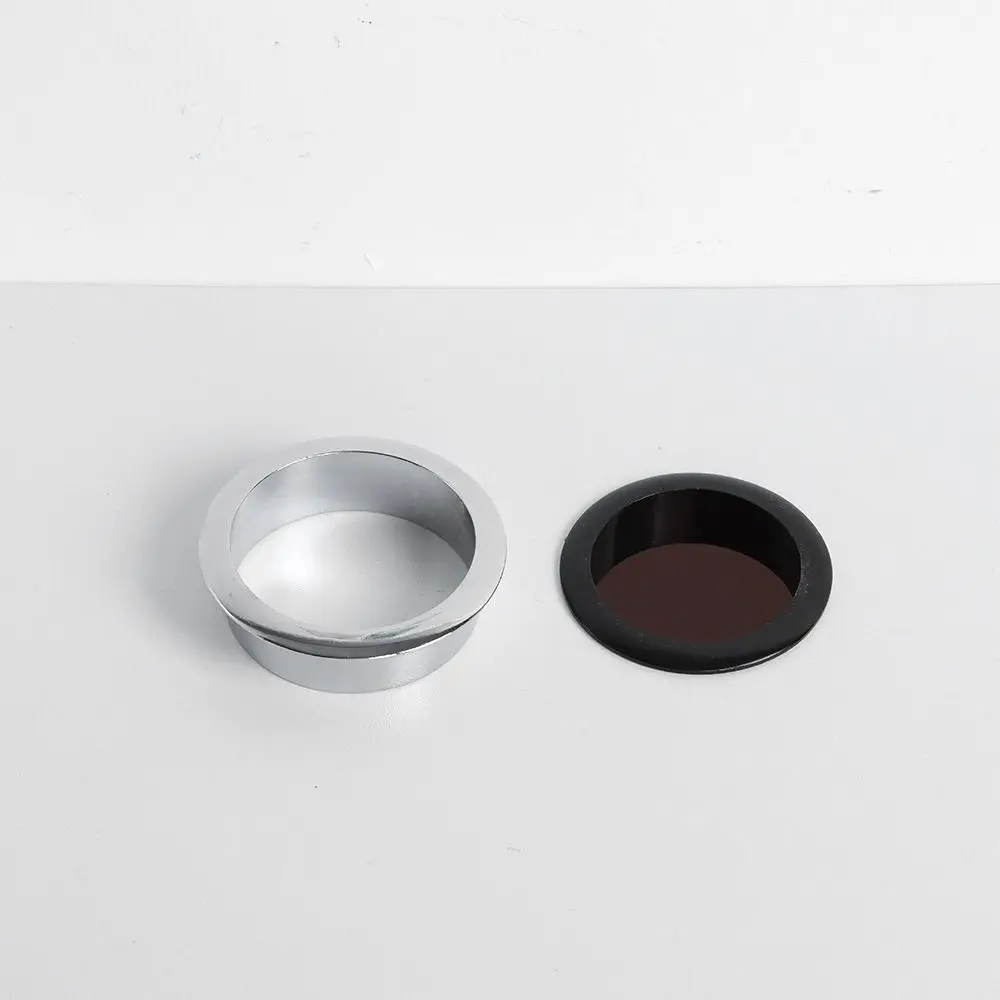 25/40/45/50/60mm Computer Simply Grommet Wire Hole Cover Desk Table Zinc Alloy Cable Fastener Line Box Cable Clamp Buckle Line