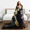 Robot Murder Drones Anime Movie Warm Soft Blankets Uzi Travel Plush Throw Blanket Fashion Chair Flannel Bedspread Sofa Bed Cover 5