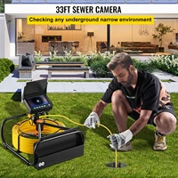 VEVOR Sewer Camera 4.3" Screen Pipeline Inspection Camera with DVR Waterproof IP68 Borescope Industrial Endoscope for Home Drain 2