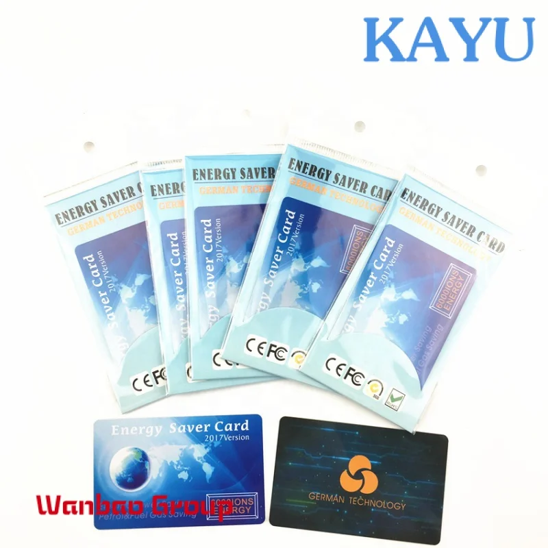 Custom  Terahertz energy electricity power saver card with 8000 negative ion energy card fuel saver electricity saving card savi