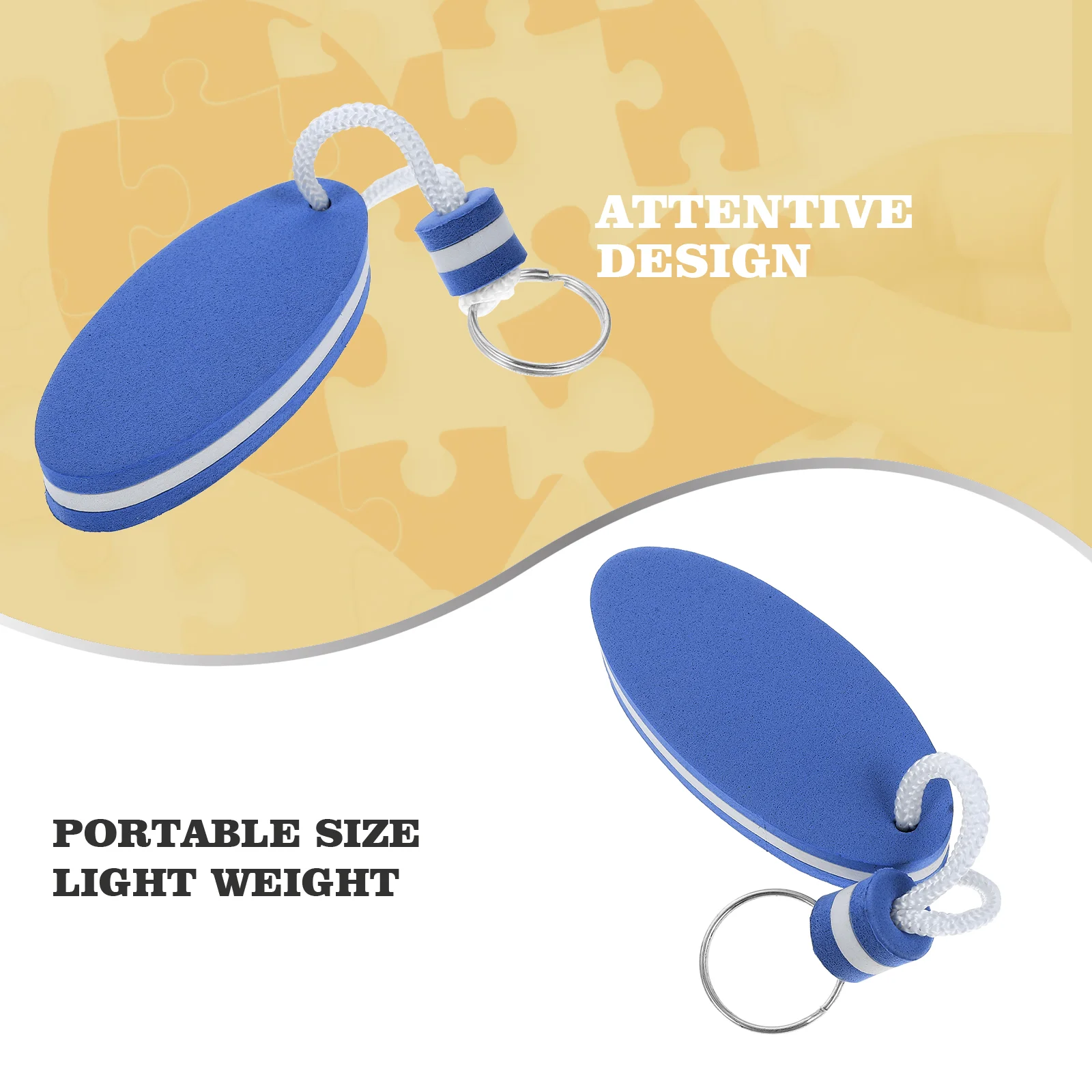 6 Pcs Keychain EVA Floating Water Foam Compact Keys Souvenirs Team Sports Surfboard Keychain Floating For