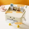 UFORU Paper towel box Household living room desktop bedroom bedside remote control multi-function table storage paper box 4