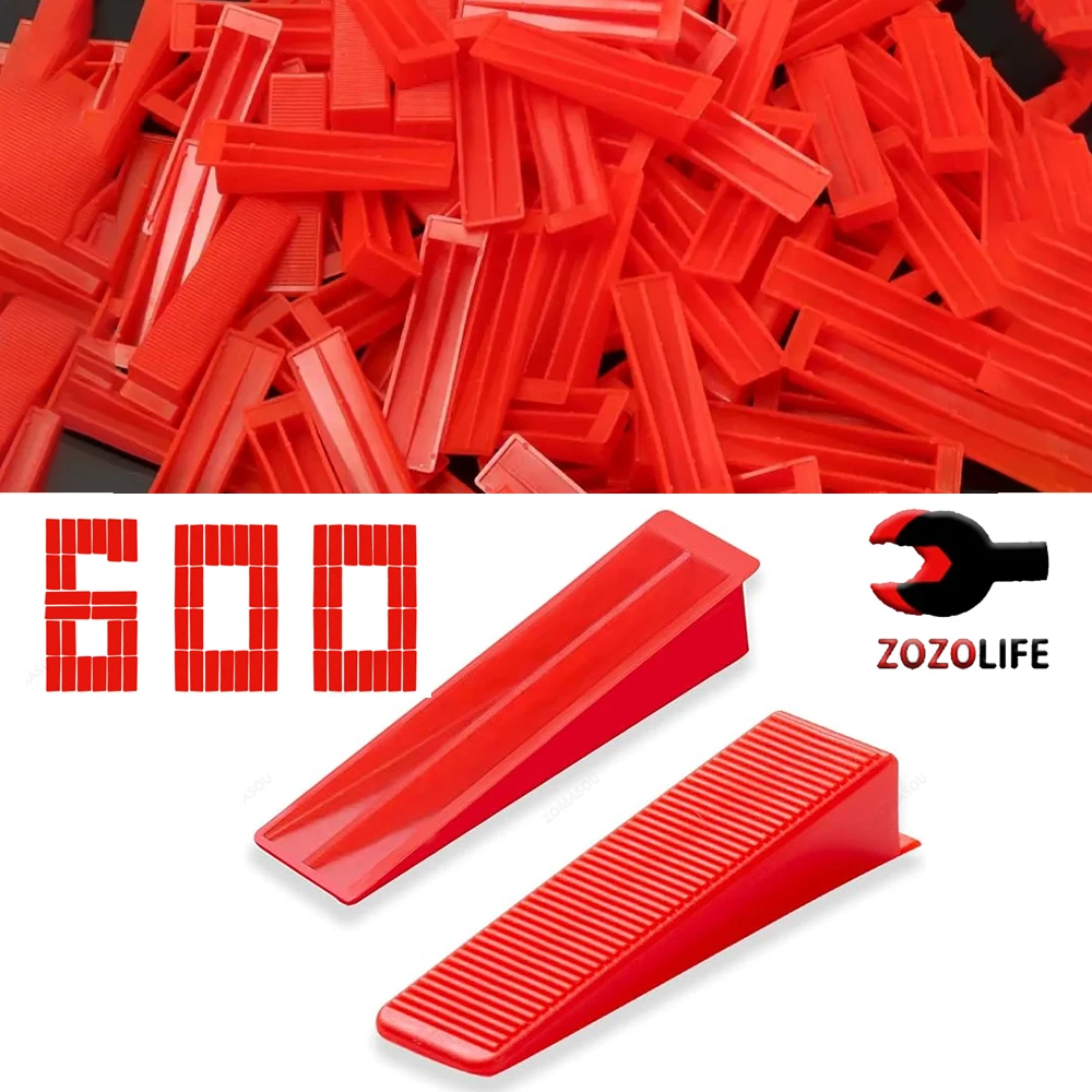 50-600 Reusable Tile Leveling System Wedges Clips Ceramic Insert Spacers Tiling Floor Wall Carrelage Construction Tool Building tile spacers tile leveling clips tile leveling tools