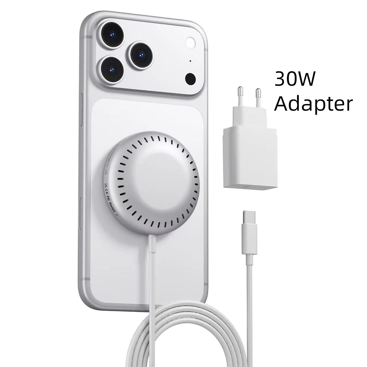 Bonola 25W Magnetic Wireless Charger with Cable