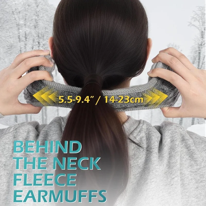 Winter Outdoor Ear Warmer Windproof Earmuffs Thicken Plush Warm Fleece Earmuff Cycling Adjustable Warmer Soft Ear Muffs warm earmuffs,fur earmuffs