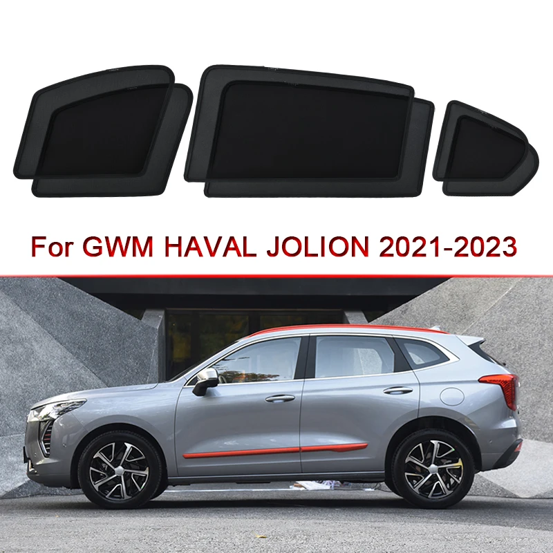 Car Side Window Sunshades Magnetic Adsorption Curtain Privacy Car Sun Shade UV Reflection For GWM HAVAL JOLION 2021 2022 2023