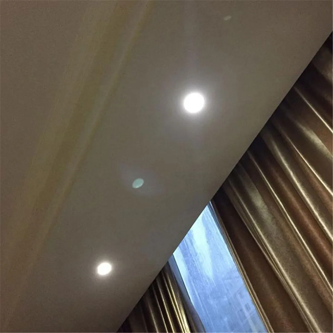 1/6/10pcs 나무 5W led 최근 천장 조명 거실 침실 배경 LED 조명 욕실 조정 가능한 나무 천장 조명