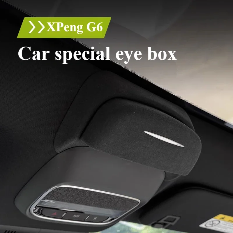For XPENG G6 Sunglasses Holder Sunroof Storage Foldable Organizer Upgraded Anti-Slip Car Interior Accessories