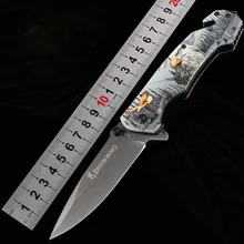 

Browning Folding Knife 3D Pattern Multifunctional Outdoor Camping Survival Folding Knives EDC Tool