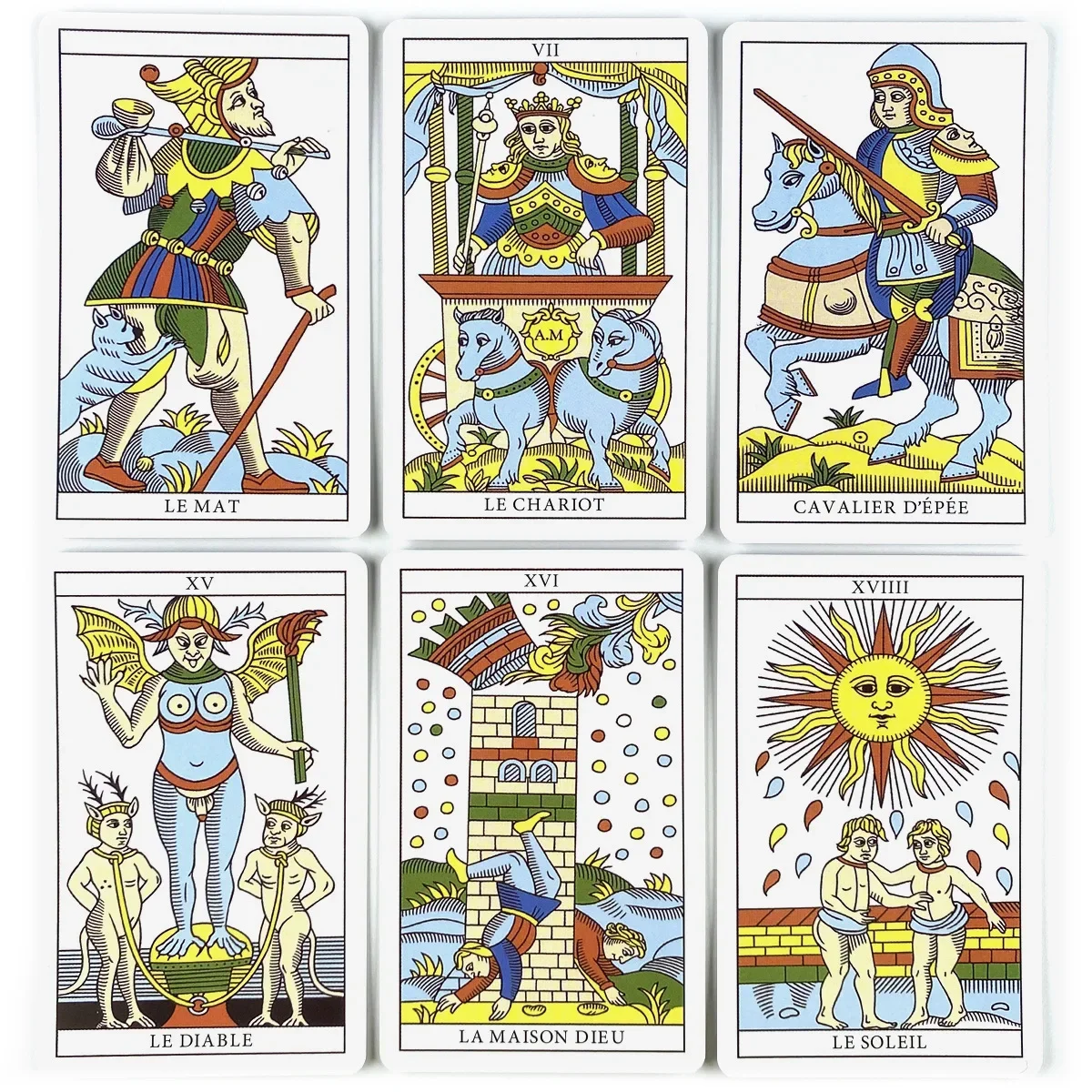 Mini Tarot Of Marseille Tarot Deck Leisure Party Table Gameplay Fortune-telling Prophecy Oracle Cards Entertainment Board Game card games playing cards board games tarot cards couple card game angel oracle cards