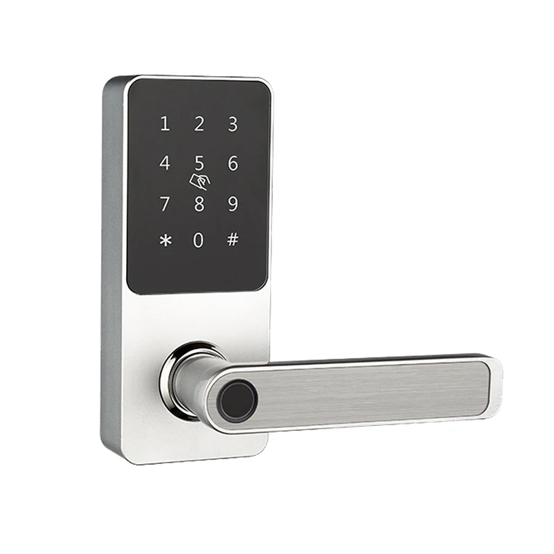 

Digital keypad fingerprint door lock electronic with remote control card reader smart bedroom