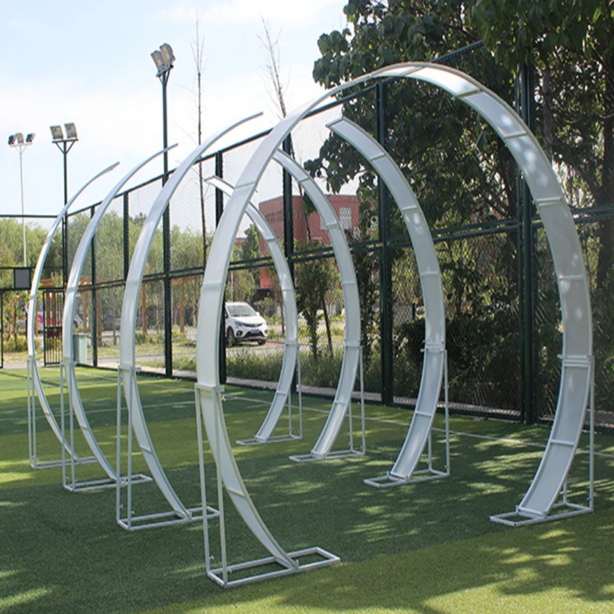 New wrought iron wedding props wedding star avenue arch wrought iron sunshine board arch channel