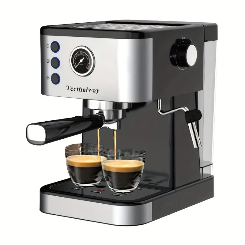 

Espresso Machine, Coffee Maker With Milk Frother Steam Wand, Compact Espresso Super Automatic Espresso Machines