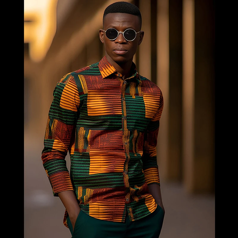

New Sexy Trend Man Striped Trend Shirt High Quality Long Sleeve Shirt Casual Party Shirt Chemise Homme Shirt