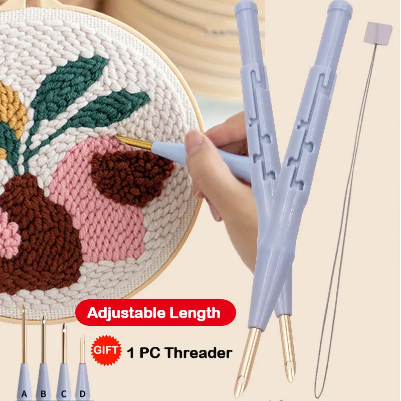 Needle Punch Tool Punch Embroidery Kit Embroidery Punch Needle Set