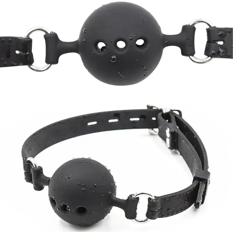 Mouth Gag Mouth Ball Non-Toxic Silicone Material Adult Sex Toys Suitable For Couples BDSM Foreplay Bundled Flirting Props_voghion.com