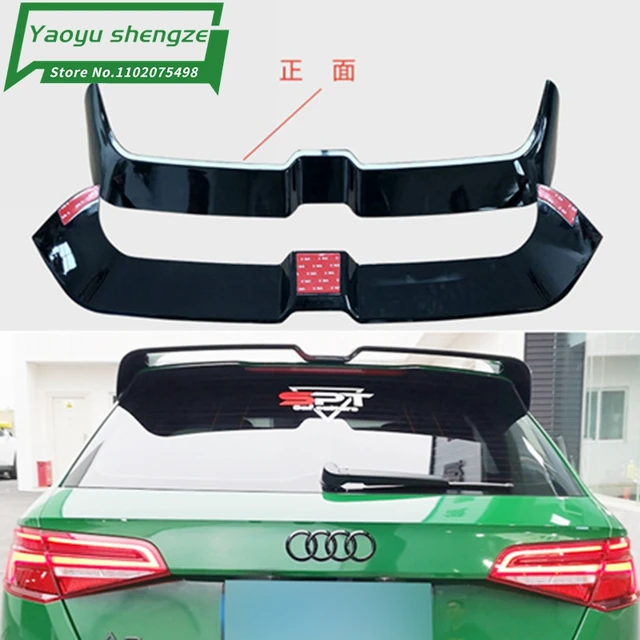 For Audi A3 8V Hatchback 2014-2018 Spoiler Auto Accessory tuning