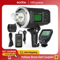 Godox 600Ws GN87 AD600BM Bowens Mount High Speed Sync Outdoor Flash Strobe Light with 2.4G Wireless X System, 8700mAh Battery 1