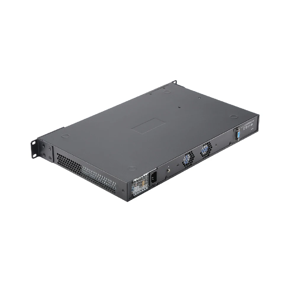 HUNSN Firewall,VPN,19 Inch 1U Rackmount Network Appliance,Intel core i3/i5/i7,RS44,Mikrotik,pFsense,OPNsense,8x2.5Gbe 226-V LAN 4