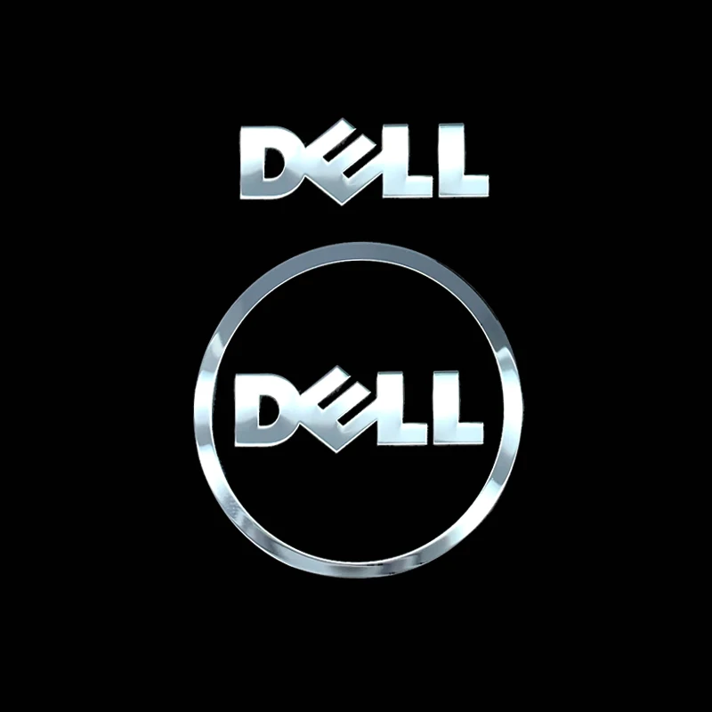 노트북 DELL 금속 로고 스티커, 노트북 PC 태블릿 데스크탑 컴퓨터용, 모바일 디지털 카메라, TV 맞춤형 DIY 장식