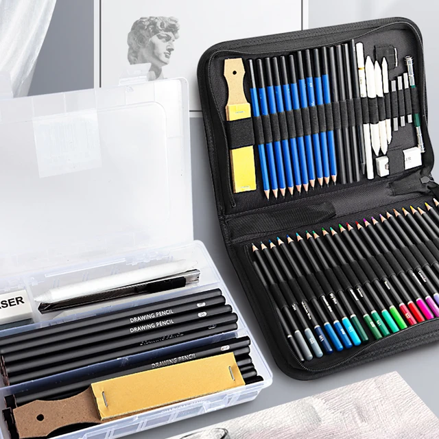 Premium Drawing Pencil Set(96pcs),including 72 Colored Pencils and 24  Sketch Kit,Art Pencil Kit in Zippered Travel Case, for Drawing,Sketching  and Coloring,Ideal for Beginner,Artists and Adults : : Office  Products