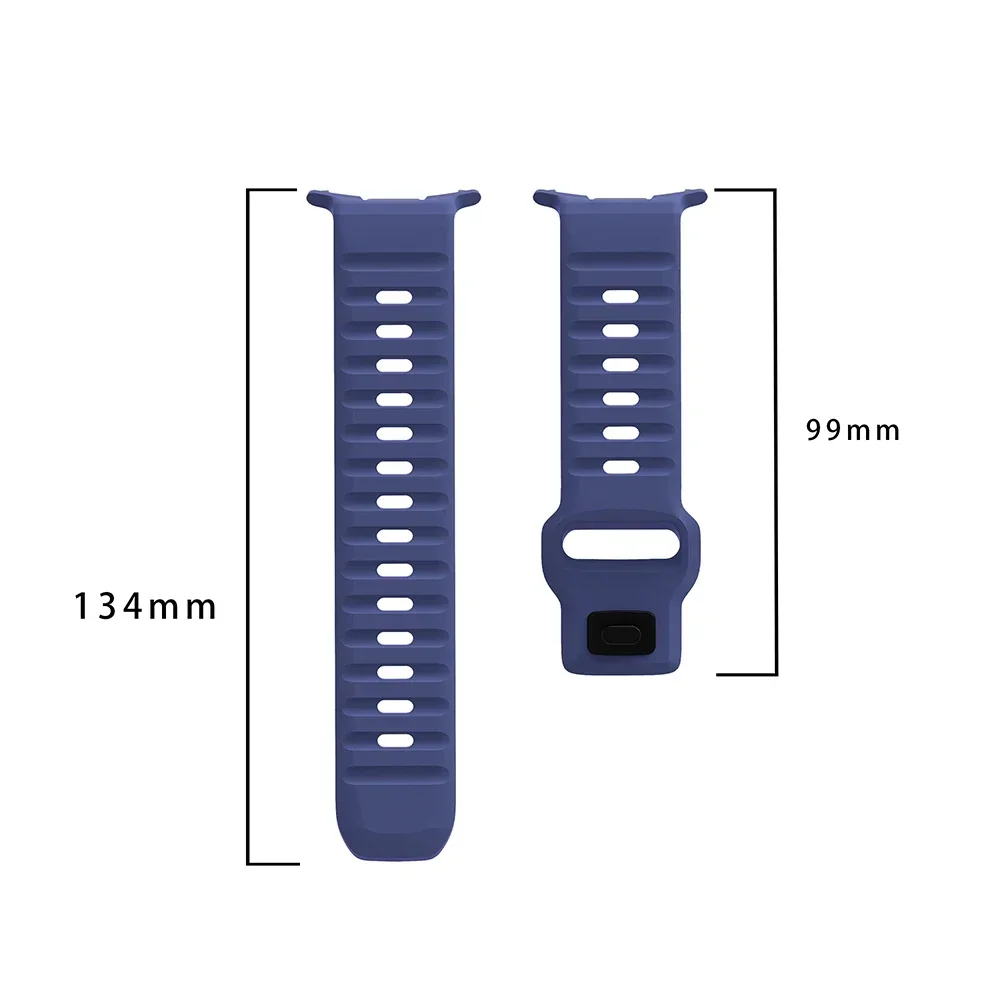 Silicone Sport Strap for 47mm Watch Ultra - No Gaps Design Replacement Bracelet