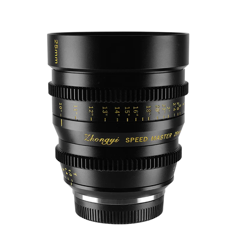 중이 광학 영화 렌즈 17/25/35/50mm T1.0 (대구경), BMPCC4K E 캐논 FX에 적합