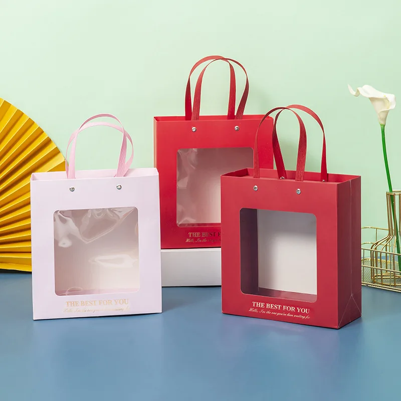 

5 шт., красные/синие/розовые/оранжевые подарочные коробки