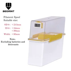 Airtight 3D Filament Dryer Box with Real - Time Moisture Monitoring (2.0 Dryer Box)
