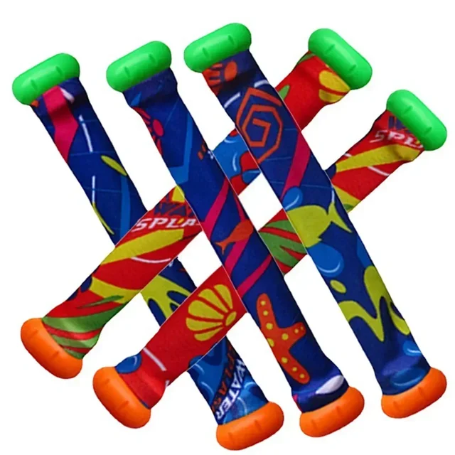 High Quality Underwater 5 Dive Sticks Diving Cloth Rod Swimming Pool Kids Game Swim Fun Toy Holiday Schools Holiday 3
