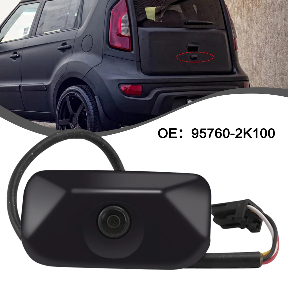 

1 камера заднего вида из АБС-пластика, подходит для Kia Soul 2012-2013 #95760-2K10 0, высококачественные аксессуары для помощи при парковке