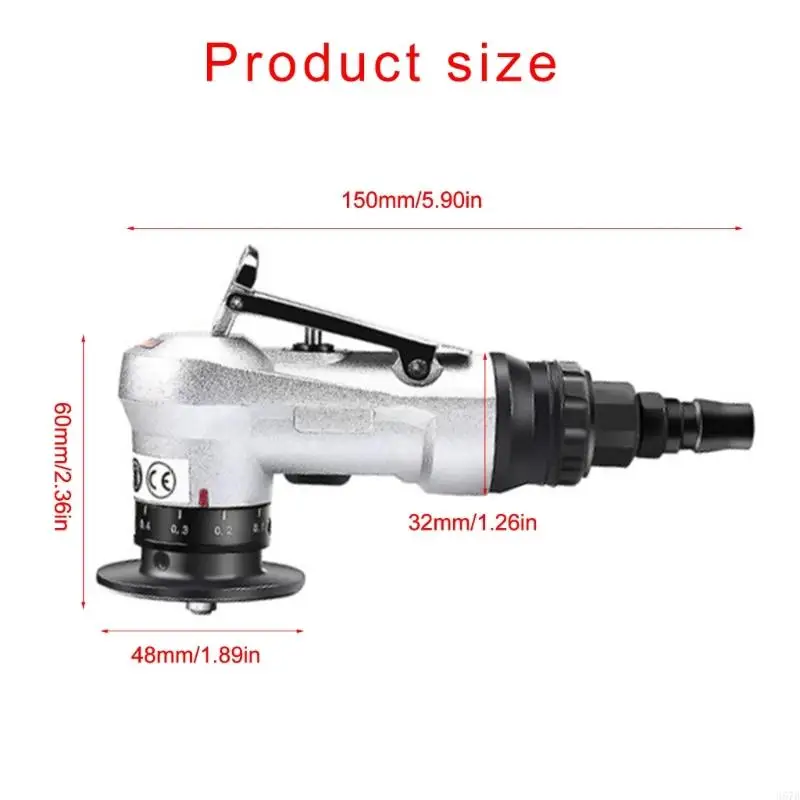920L Chamfering Deburring Metal 30000rpm Circular Pneumatics Chamfering Tool, 45 Degree Handheld Metal Deburring