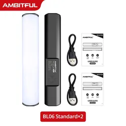 AMBITFUL BL - 06 RGB Handheld LED Video and Photography Light Stick (BL - 06 Kit)