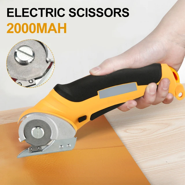 Electric Scissors Cordless Fabric Scissors Rechargeable Cardboard Cutter  Scissors For Cutting Paper Craft Carpet Leather Cloth - AliExpress