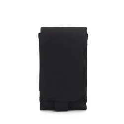 Portable Outdoor Phone Pouch and Waist Bag (Black)