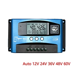 Advanced MPPT Solar Charge Controller with Bluetooth and LCD Display - 60A (12V 24V 36V 48V 60V)