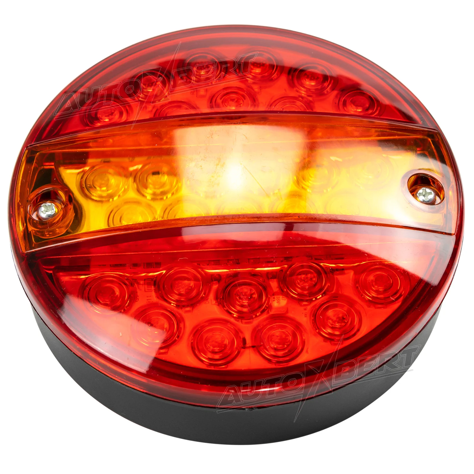 LED Trailer Rear Lights 12V/24V Round Waterproof Tail Lamp Brake Turn ...