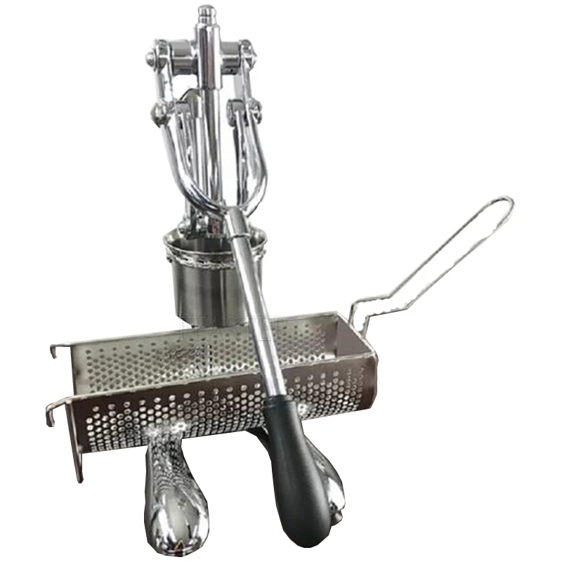 Manual 30cm French Fries Maker Long Potato Squeezers Machine Footlong Super Big Chips Making Machines Special Kitchen Extruders