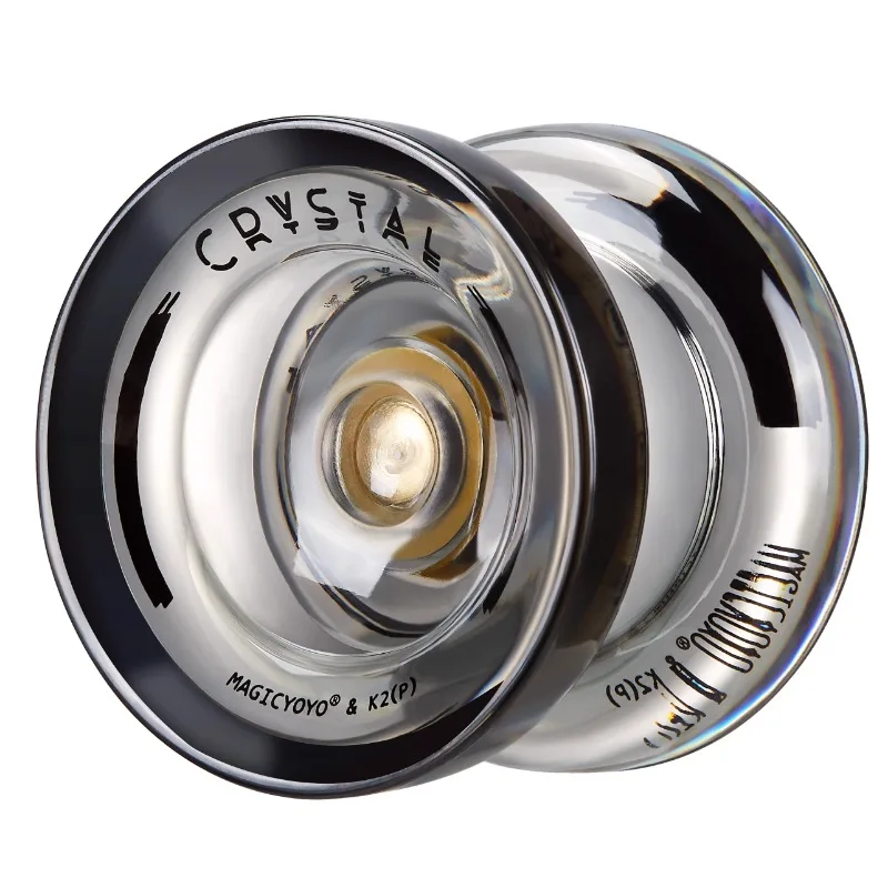 Beginner Yo-yo Crystal K2-crystal Professional Fancy Yo-yo Magic Yoyo Ghost Hand Cool Color Transparent Edition Gift Toys