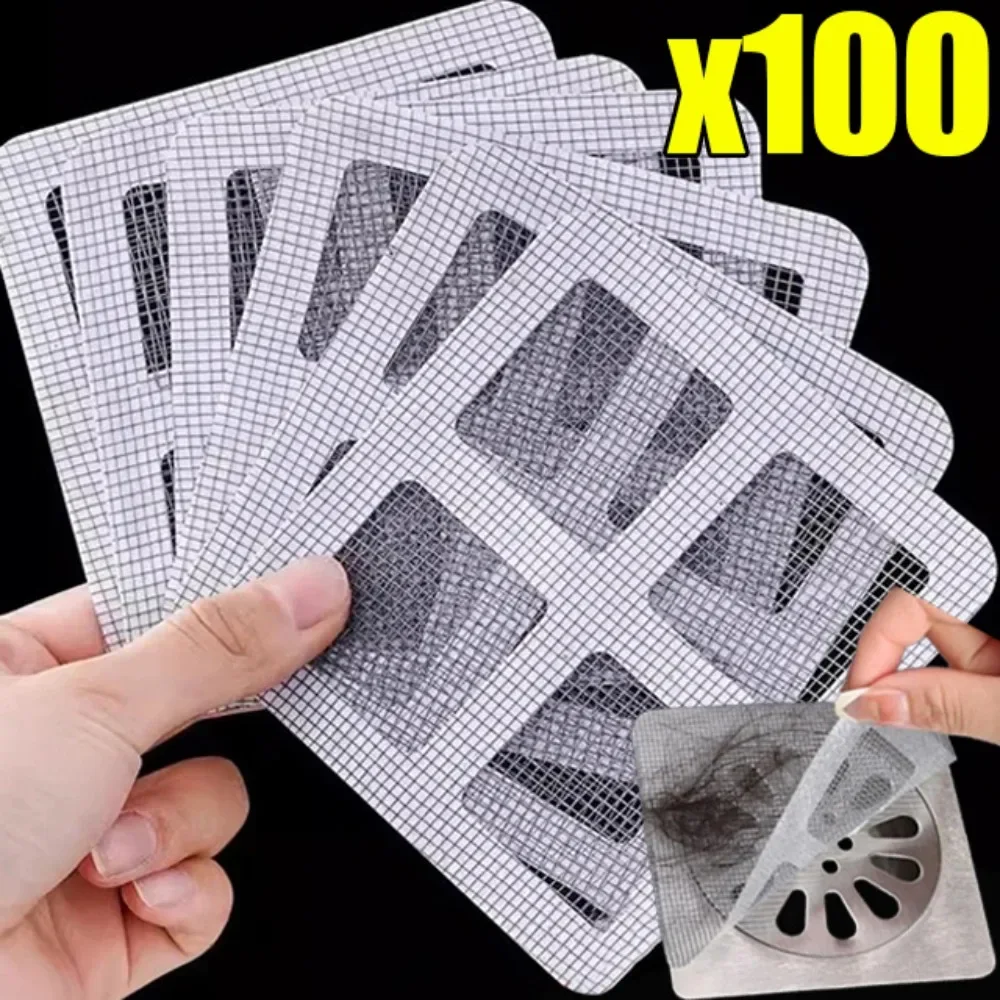 Disposable Hair Drain Catcher Mesh Anti-blocking Filter Floor Drains Sticker Shower Cover Kitchen Bathroom Sink Strainer Stopper sink filter,floor drain sticker,shower drain catcher,hair drain catcher,hair drain filter,floor drain hair catcher,drain hair catcher,floor drain hair filter
