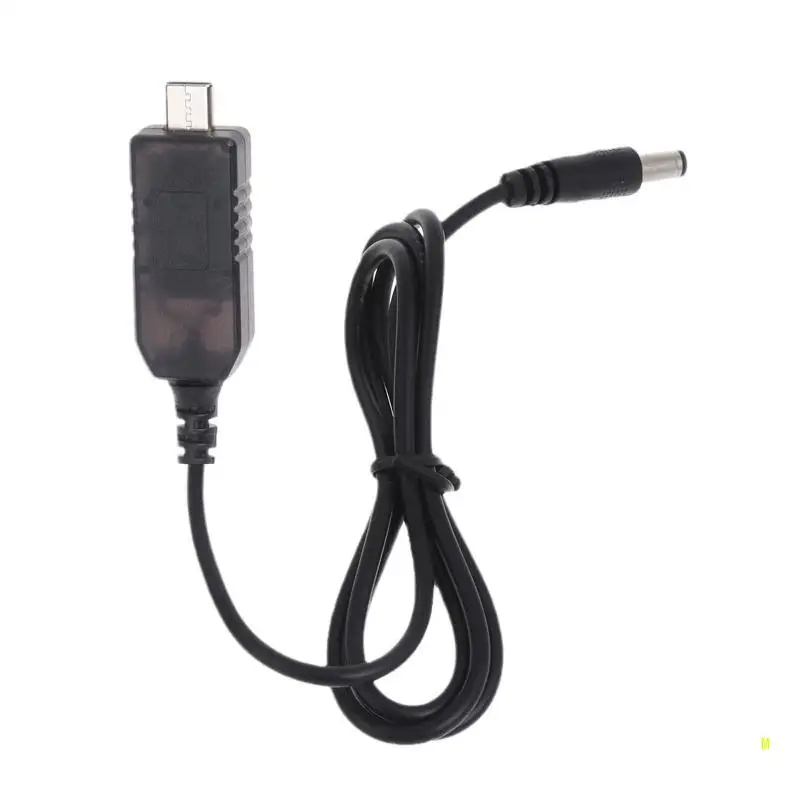 12V 36W PD USB 유형 C 수 입력 5.5 2.1mm 수 전원 충전 케이블 F19E